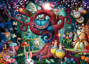 Ravensburger Most Everyone is Mad 1000 Piece Puzzle | Unique Alice in Wonderland Theme | Quality Softclick Technology Ensures Ideal for mature-themeds and Family | Sustainable Forestry Practices