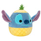 Squishmallows Plush Pineapple Stitch 8" - Soft Polyester Toy, One Size, Model SQK1955