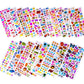 Gifting Square 3D Stickers For Kids Craft Decoration Diy Variety Pack For Scrapbooking Journal Including Animal, Hearts, Rainbow