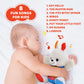 Kiddolab Bunny Plush Toy - Musical Stuffed Animals With 3 Light-Up Buttons, 4 Children'S Nursery Songs & Sound Effects - Soft Learning Toy For Infants, Babies, And Toddlers Aged 3 Months And Up