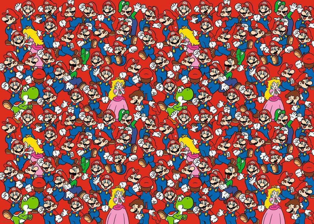 Ravensburger Super Mario 1000 Pieces Jigsaw Puzzle - Paper Adult Gift, Model 16525
