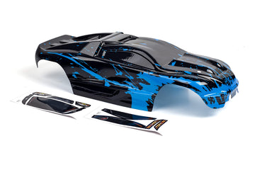 Summitlink Custom Body Muddy Blue Over Black Style Compatible For E-Revo 1/10 Scale Rc Car Or Truck (Truck Not Included) Er-Bb-0