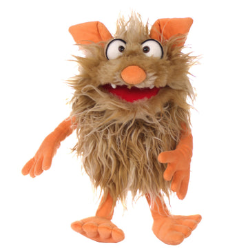 Living Puppets 14-Inch Friendly Monster Hand Puppet - Fine European Design, Ultra-Soft And Cuddly, Promotes Child Development, S