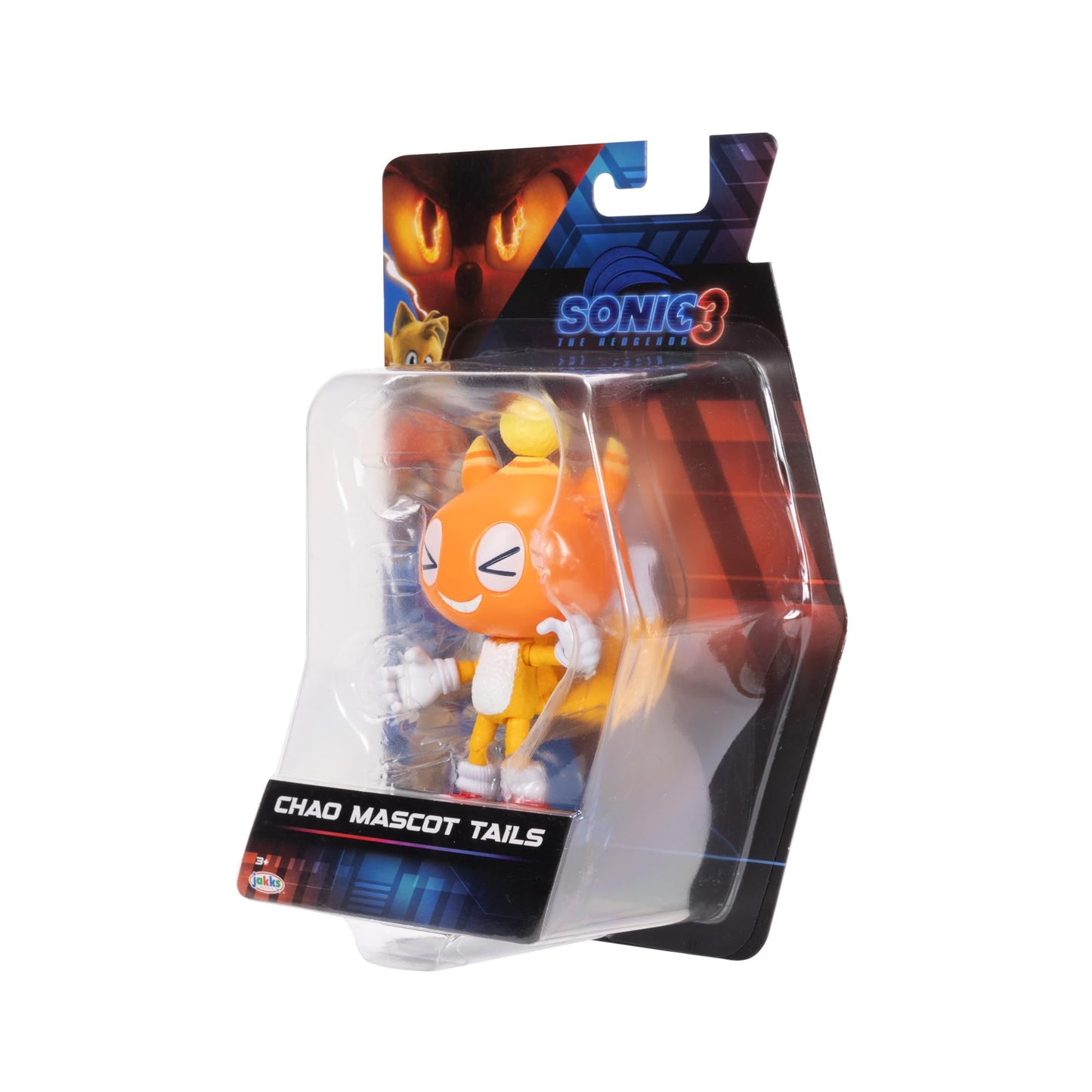 Sonic The Hedgehog Sonic 3 Movie Action Figures 5-Inch Chao Mascot Tails Collector Toy Figure, Highly Articulated for Boys Girls