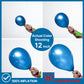 Partywoo Metallic Blue Balloons, 50 Pcs 12 Inch Blue Metallic Balloons, Metallic Balloons For Balloon Garland Or Balloon Arch As Party Decorations, Birthday Decorations, Wedding Decorations, Blue-G106