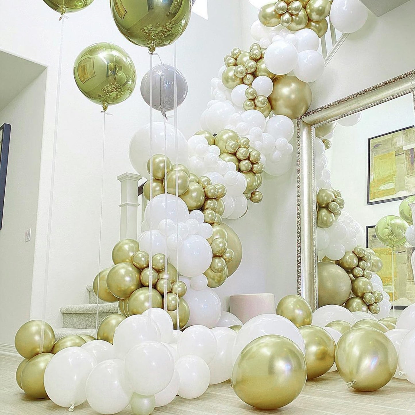 Partywoo Metallic Desert Gold Balloons, 50 Pcs 12 Inch Metallic Gold Balloons, Gold Balloons For Balloon Garland Balloon Arch As Party Decorations, Birthday Decorations, Wedding Decorations, Gold-G128
