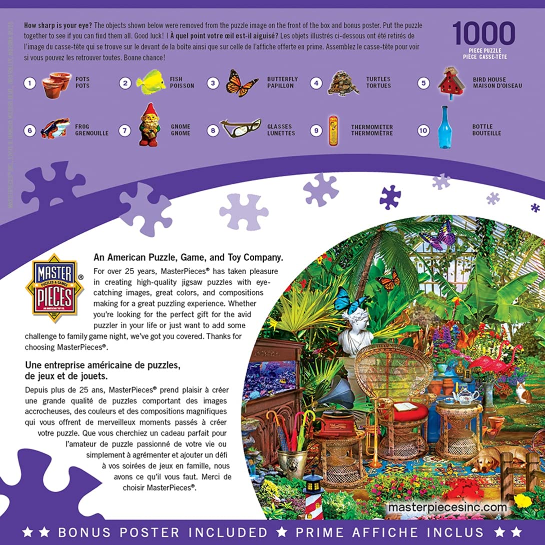 Garden Hideaway 1000 Piece Jigsaw Puzzle