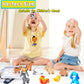 KECIABO Wooden Animal Puzzles Toys for Toddlers,12 Pcs Farm Animal Figures,Animal Matching Sorting Stacking Toys for Boys Child