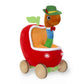 YOTTOY Lowly Worm Soft Toy & Busytown Applecar – 2 Piece Assortment, Plush Material