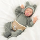 Kdudgso Lifelike Reborn Baby Dolls - 17 Inch Sleeping Realistic Newborn Baby Doll Soft Vinyl Limbs & Cloth Body Poseable Close E