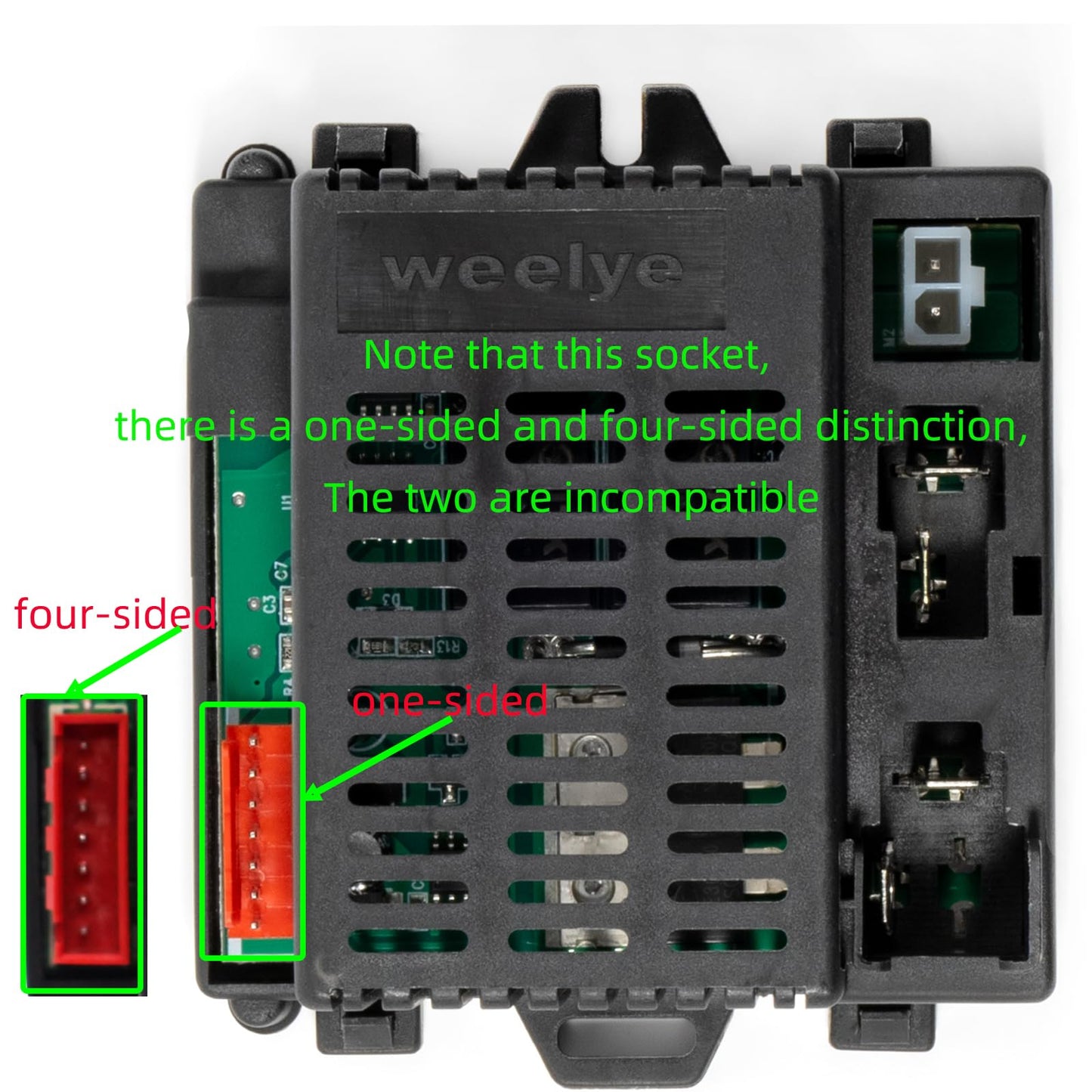 Toicottage Weelye Rx23 12V Control Box Receiver Mainboard Accessories Children Electric Ride On Cars Kids Powered Wheel Circuit