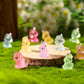Fuyamp 60Pcs Luminous Mini Resin Unicorn Miniature Glow In The Dark Tiny Unicorn Ornament Diy Charms For Garden, Landscape, Aqua