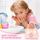 Kids Real Makeup Kit for Girls - 18Pcs Non-Toxic Washable Make Up Toys with Initial Toddler Purse - Personalized Birthday Gifts