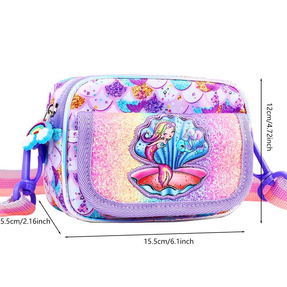 Kejea Toddler Crossbody Bag - Bunny Purse for Girls with Adjustable Shoulder Strap