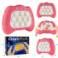 Intoypad Pop The Target! Handheld Speed Pushing Game Machine: A Fun Multiplayer Game For Family. Fidget Game Toy For 6 7 8 9 10