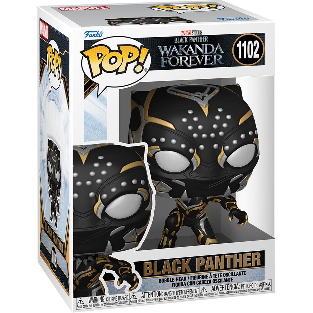 Marvel: Black Panther: Wakanda Forever - Shuri As Black Panther Funko Pop! Vinyl Figure (Bundled With Compatible Pop Box Protect