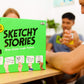 Cardinal Sketchy Stories Party Game - Fun Multicolor Drawing & Guessing Game, Model 6053583