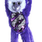 Wild Republic Sequin Monkey Plush, Stuffed Animal, Sensory Plush Toy, Gifts For Kids, Green, 22 Inches, Purple