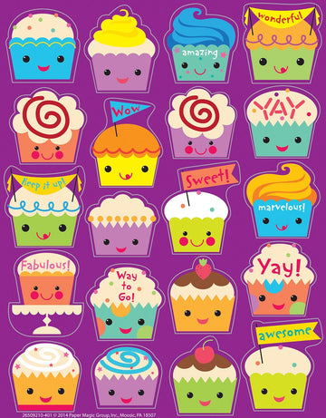 Eureka Classroom Supplies Scented Stickers for Teachers, 80pc