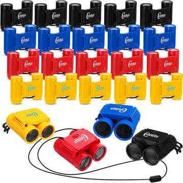Libima 24 Pcs Binoculars With Neck String, 3.74X2.56'' Assorted Colors Novelty Binoculars For Age 3-12 Years Bird Watching And C