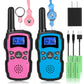 Wishouse Walkie Talkies For Kids Rechargeable Long Range,4 5 6 7 8 Year Old Boy Girl Birthday Gift,Camping Games Cool Toys Ideas For Children With 6000Mah Batteries,Flashlight,Lanyard,2 Pack Pink Blue
