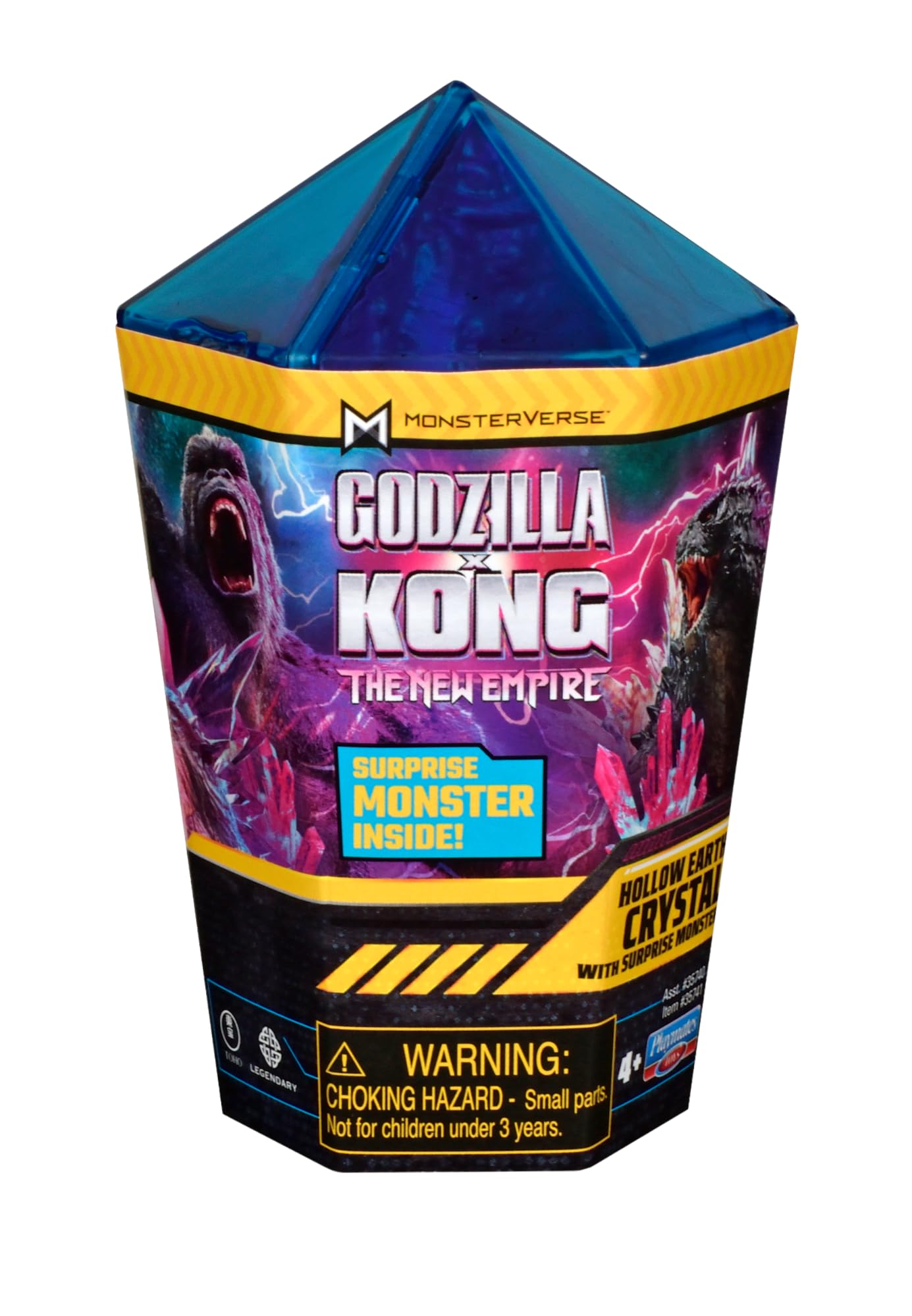 Godzilla vs. Kong Hollow Earth Crystal Mini Monster - 2" Multicolor Plastic - Model 35741