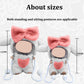 17cm Doll Clothes Set(NO Doll) - Cute Knit Sweater & Handcrafted Crochet Skirt  enhanced Fashion Dresses  Soft Stretch Fabric Costume Accessories Pink Lop-Eared Rabbit Suit