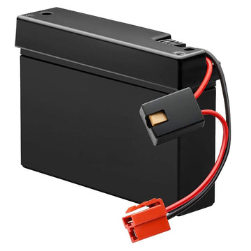 VAIX 6V 7Ah Battery & Charger Combo for Kid Trax ATV, Paw Patrol Fire Truck, Dodge Ram 1500 - Black, Plastic