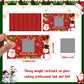 Outus 50 Pieces Christmas Scratch Off Cards Stickers Christmas Hawaii Party Games Vouchers Festive Raffle Tickets Holiday Business Prize Drawings For Kids Adults Families Events Groups (Mixed Style)