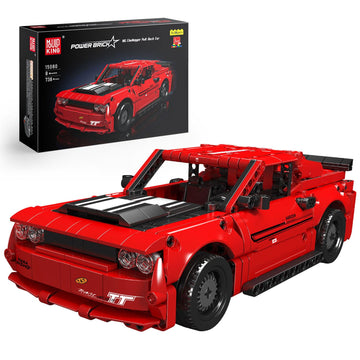 Mould King Challenger Hellcat Super Car Model Building Toys - Pull Back Toy Cars (738 Pcs) For Adults & Kids 8+