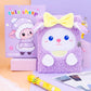 Sheep Diary For Girls With Lock, Plush Lamb Toys Gift For Teen Girls, Kids Sheep Writing Journal Notebook, Birthday Gifts For Little Girls Ages 5 6 7 8 9 10-12 Year Old