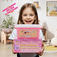 Mini Ice Cream Slime Kit For Girls, Fluffy Butter Slime Making Kit, Diy Slime Kit With 30+ Pieces For Ages 8-12, Fun Holiday Gif