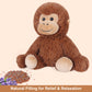 Suzzipals Monkey Stuffed Animals, Microwavable Stuffed Animals Lavender Scented, Monkey Plush Heating Pads For Cramps & Pain Rel