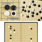 Magnetic Go Game Set 19X19 Chinese Chess Set Portable With Magnetic Plastic Stones Portable And Travel Ready Set (15 Inch)