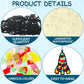 Qyeahkj Outer Space Suncatchers Craft Kit, Colorful DIY Solar System Decor, 5.91" x 5.91", Paper, Model QY1689
