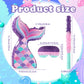 Mermaid Tail Pinata Glitter with Paper Can Stick and Eye Mask Mermaid Birthday Party Decoration Mermaid Pinata Game Girls Kids C