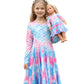 Bow Dream Cute Girl Dress And Matching American Girl Doll Clothes Accessories For Girls Dresses Size 150