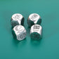 4PCS Date Night Dice for Couple 25th Anniversary Day Gifts for Couple 50th 11th Year Anniversary Steel Gift Wedding Gifts Bridal