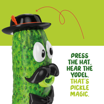 White Elephant Gifts For Adults & Kids - Yodeling Pickle - Funny Gag Gift For Men, Women, Dad, Teens - Small Funny Christmas Ide