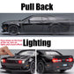 Erbadihago Toy Car Model 1/32 Dodge Challenger Hellcat Alloy Model Car With Light And Sound Collectible Model Cars Pull Back Toy