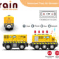 Battery Trains For Wooden Tracks, Motorized Locomotive Train For Kids Electric Train Accessories, Toy Train Set With Magnetic Trains Compatible With Thomas, Brio, Chuggington, Melissa & Doug