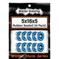 5x16x5mm | 625-2RS (10 Rubber Sealed Bearings)