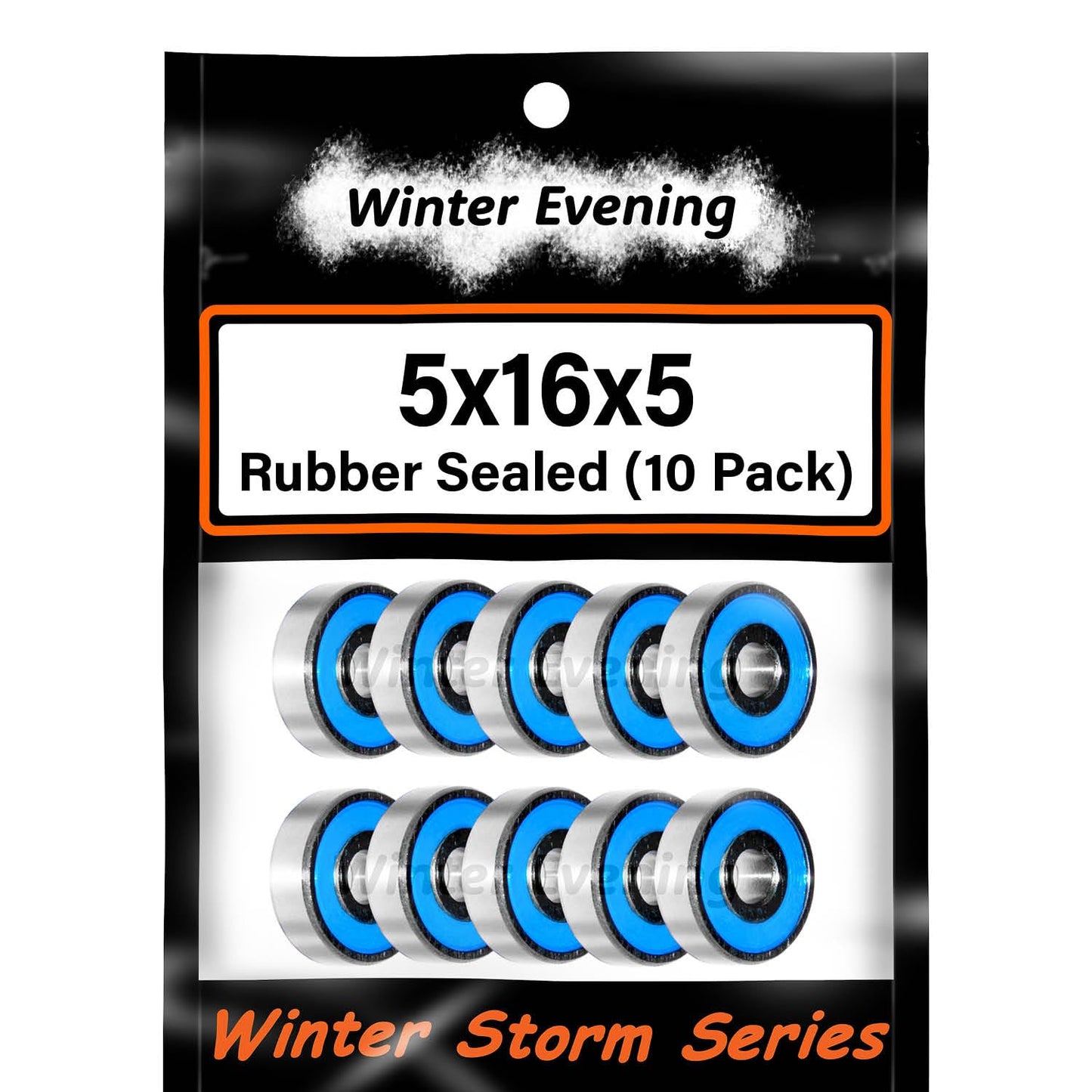 5x16x5mm | 625-2RS (10 Rubber Sealed Bearings)