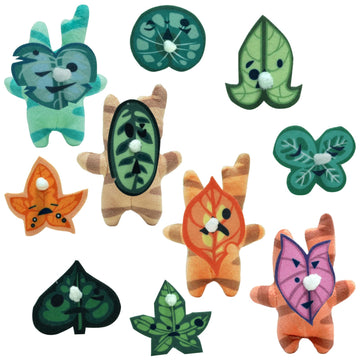 Nadou 3.9'' Korok Plush,4 Pcs Koroks Plush Toy With 10 Different Replacement Face,Yahaha Plush Cute Game Merch Action Figures,Gi