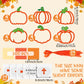 Chiisong 24 Sets Religious Pumpkin Crafts Kit DIY Tissue Paper Sign Crafts for Back to School Fall Harvest Thanksgiving Religiou