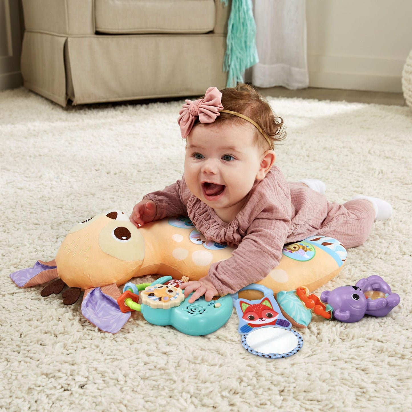 Vtech Baby Prop And Play Tummy Time Pillow