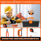 Elitoky Kids Tool Set - 35 PCS Toddler Tool Set with Tool Box & Electronic Toy Drill, Pretend Play Kids Construction Toy, Toddle