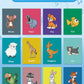 EduCuties Baby Musical Learning Toy - Floor Piano Playmat with Animal Flash Cards & Touch Keyboard, Model EC-MusicalMat-02