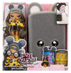 Na Na Na Surprise Mini Backpack Series 2 Marisa Mouse Fashion Doll, Fuzzy Gray Mouse Backpack, Gift for Kids, Ages 4 5 6 7 8+ Ye