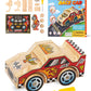 DIY Wooden Kits w/ Stickers - Kids Building Kit - Stem Building Toys - Wood Crafts for Kids - Building Kits for Kids - Woodworki